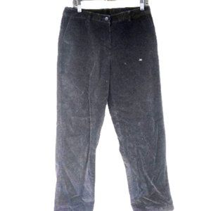 LL Bean women favorite fit black corduroy Size 10